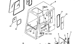 Стекло 205-54-73410 Komatsu