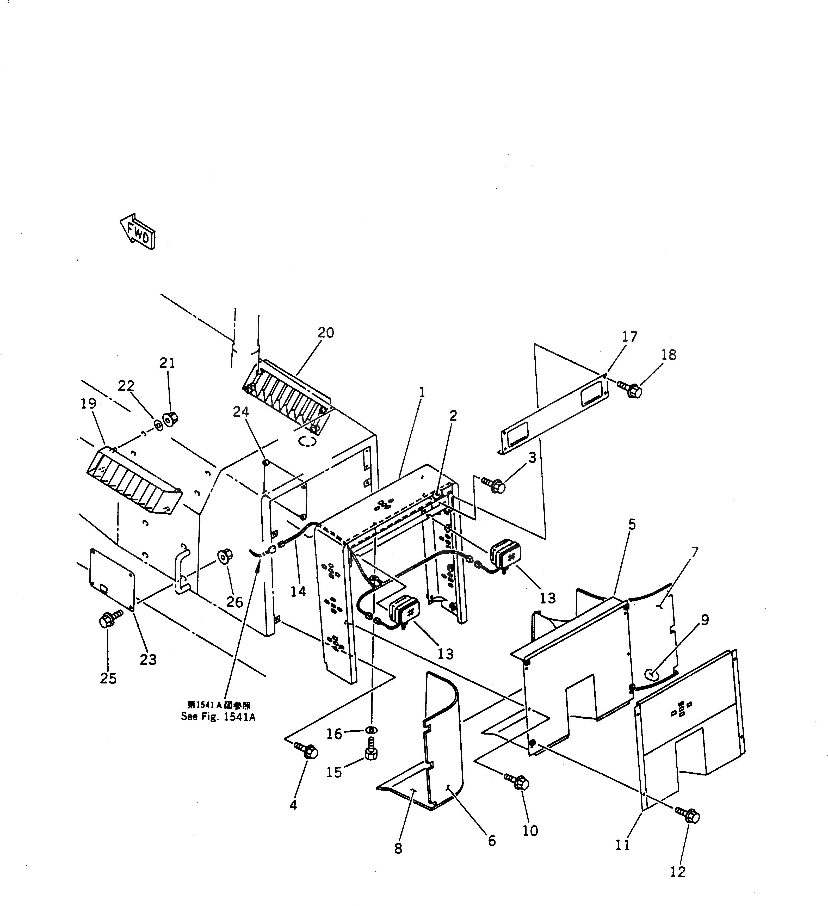 Воздуховод 421-Z90-2220 Komatsu