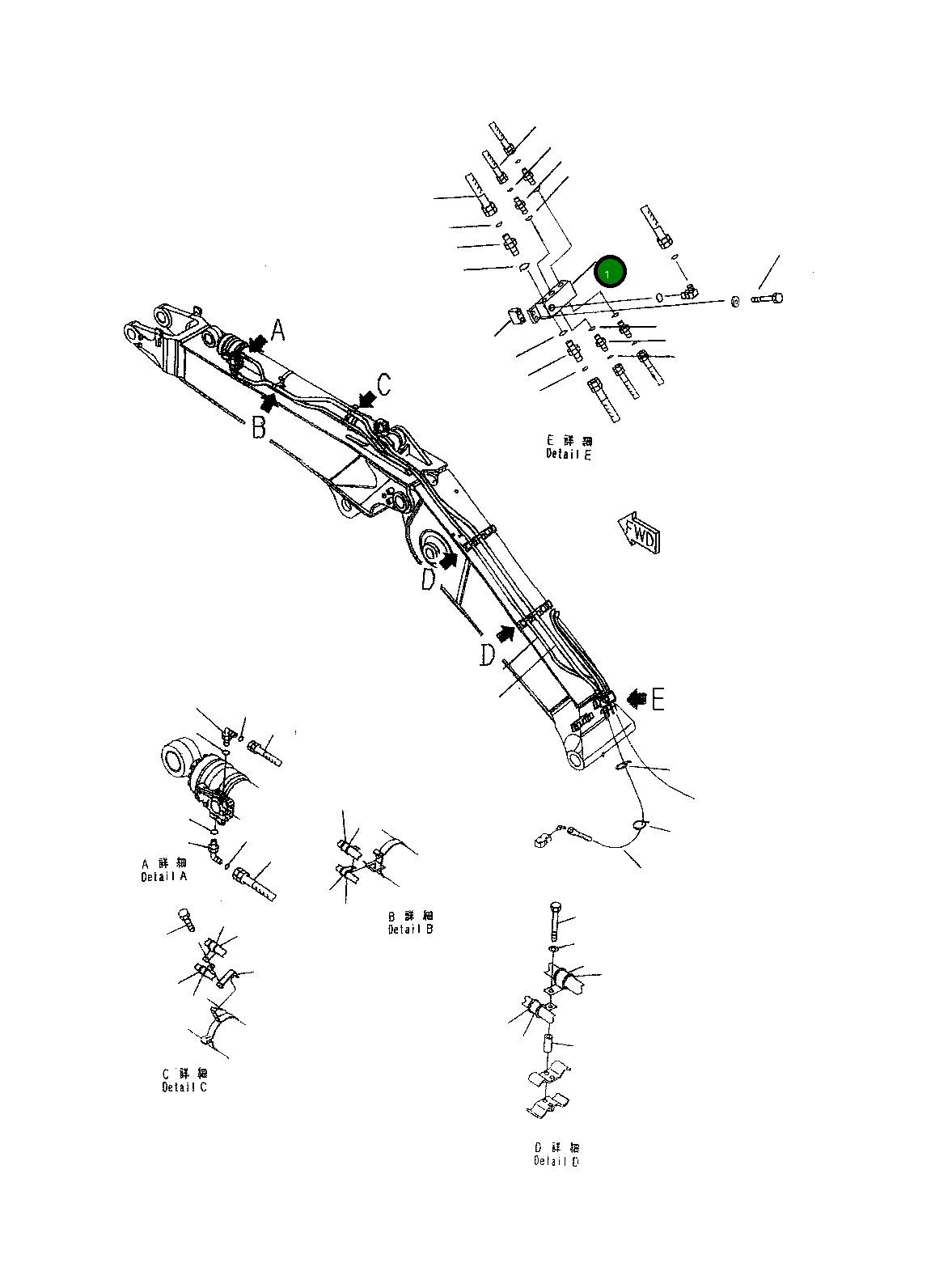 Блок 207966KH20 Komatsu