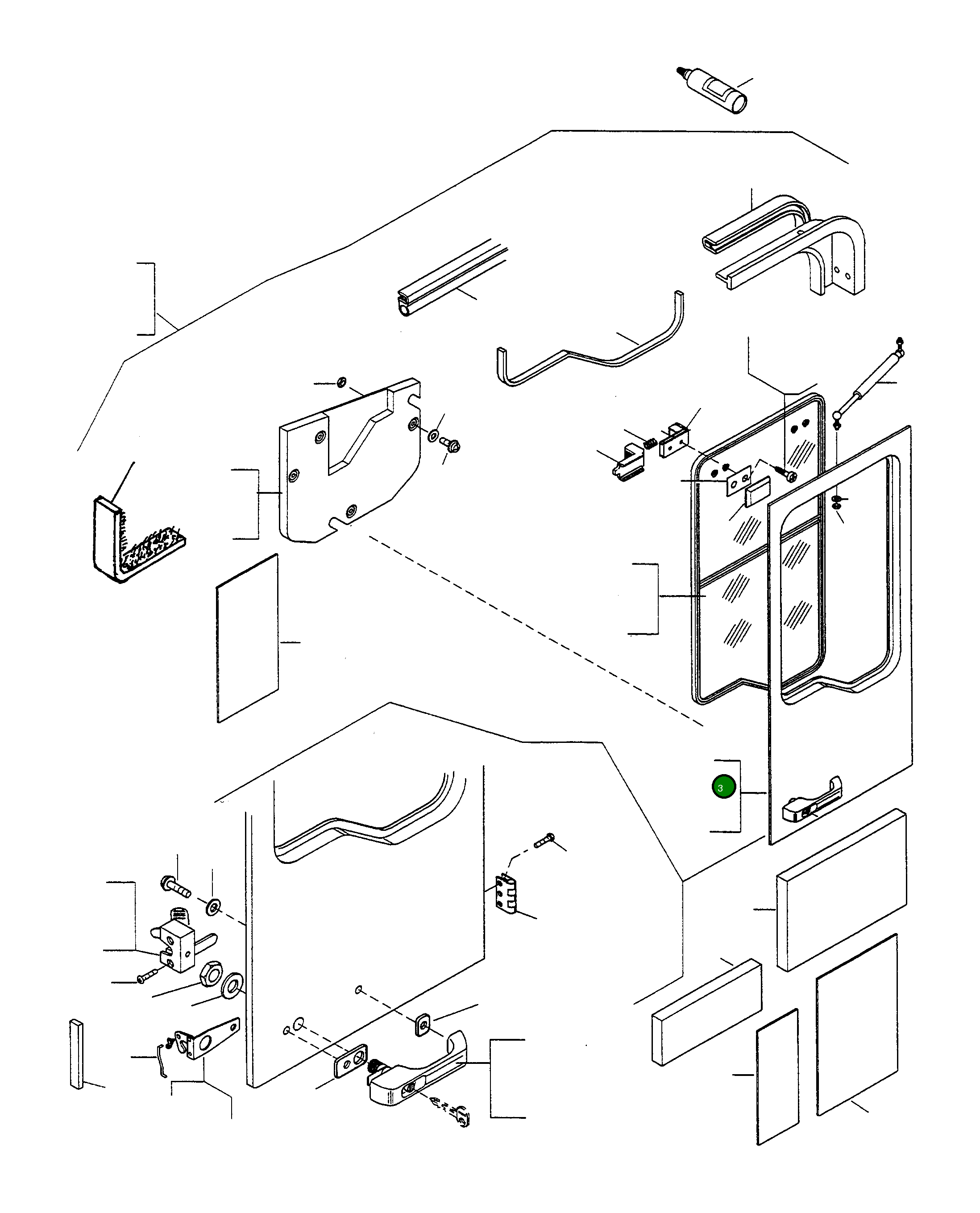 Дверь 421-56-H3650 Komatsu