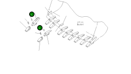 Замок 426-70-12360 Komatsu