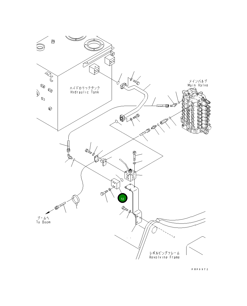 Блок 21P-970-K550 Komatsu