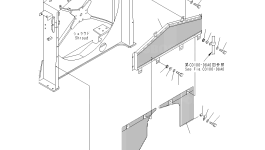 Защитный кожух 209-03-71441 Komatsu