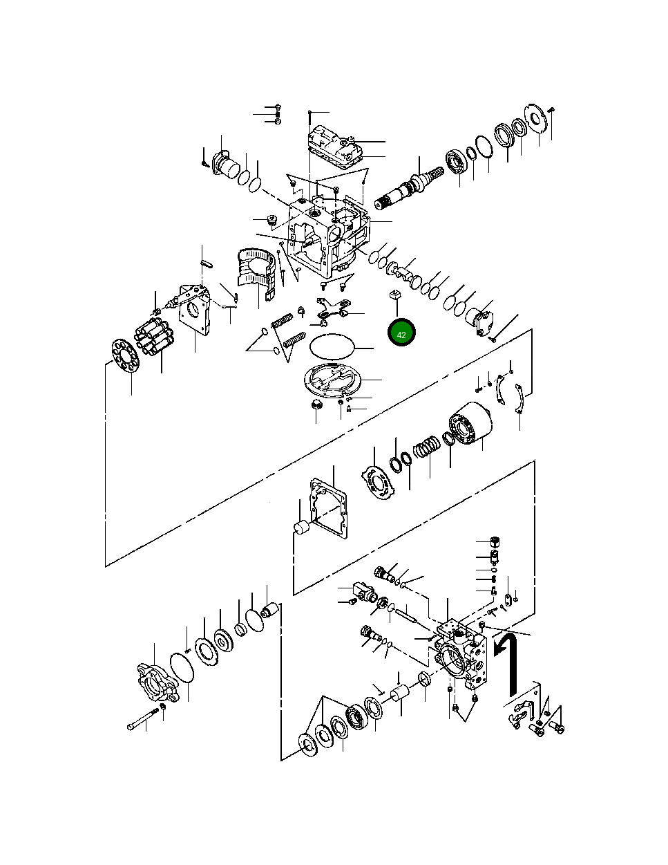 Блок ползун 1431 686 H1 Komatsu