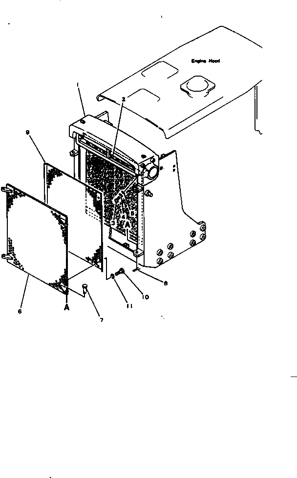Защитный кожух 124-03-16120 Komatsu