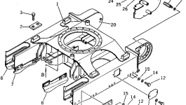Защитный кожух 20N-30-41331 Komatsu