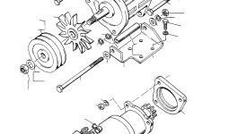 Генератор 2992741M91 Komatsu