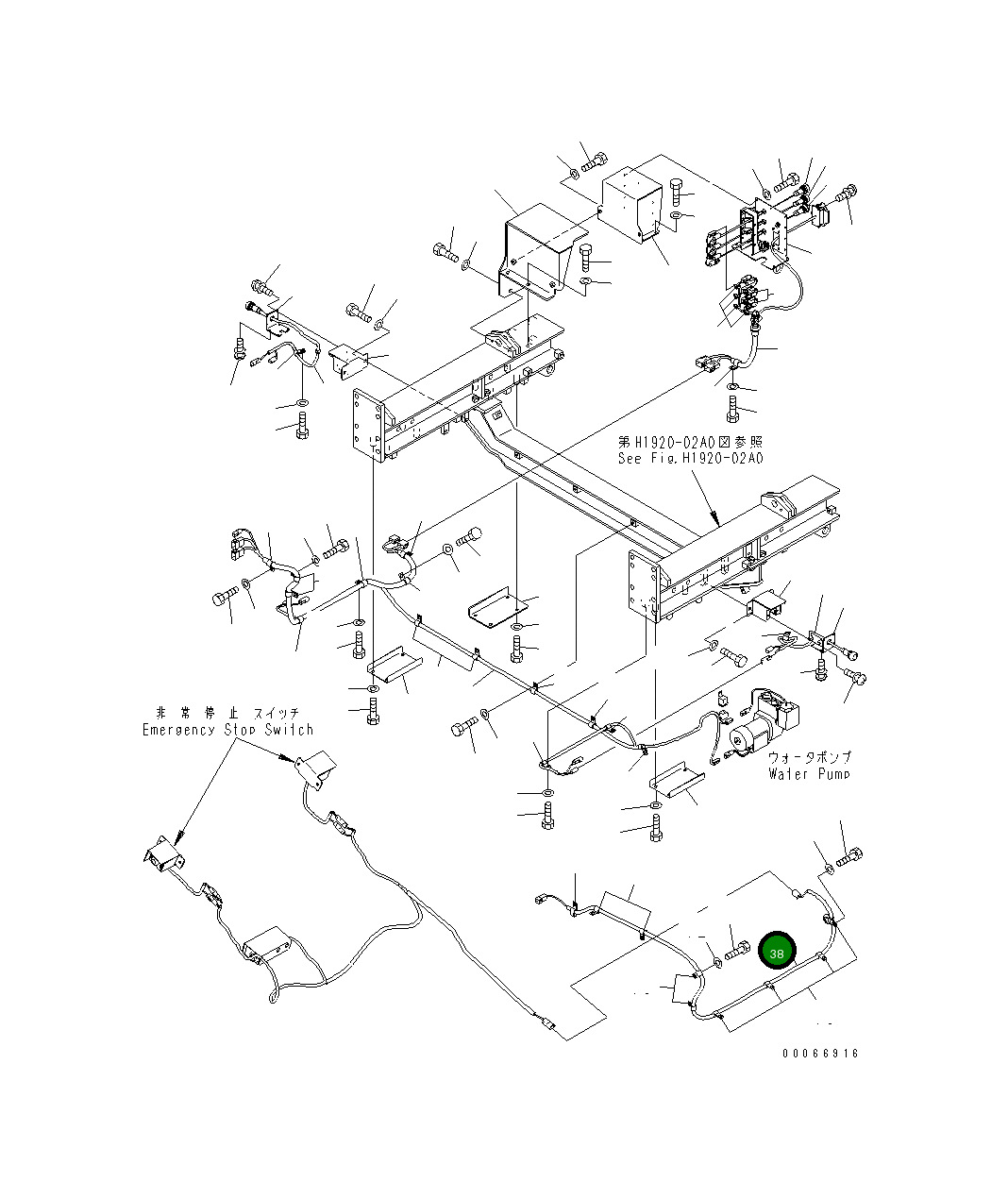 Жгут проводов 8234-06-1581 Komatsu