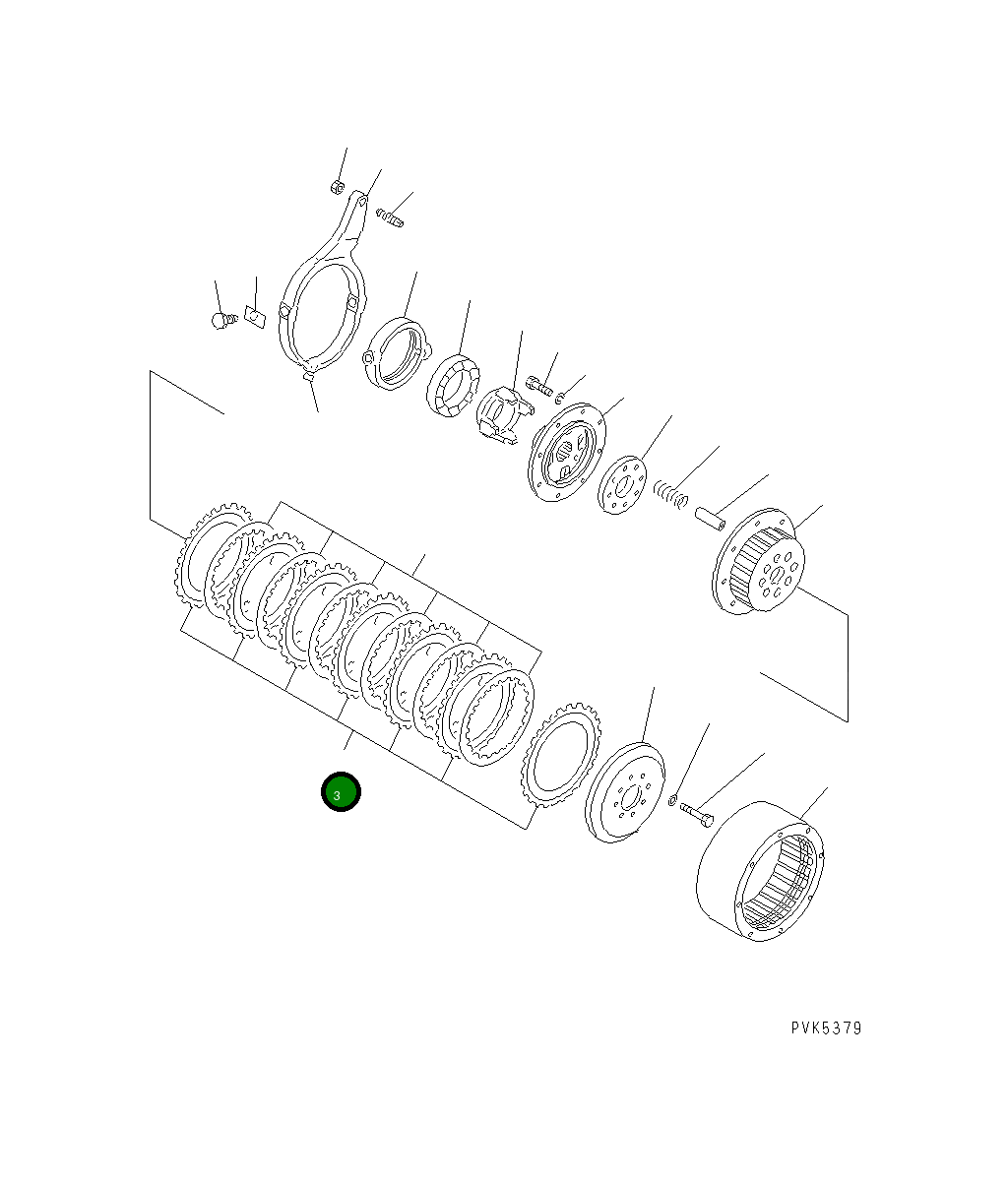Диск 104-22-33321 Komatsu