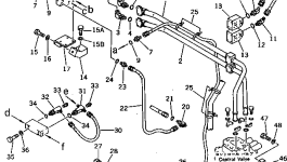 Трубка 209-62-37131 Komatsu
