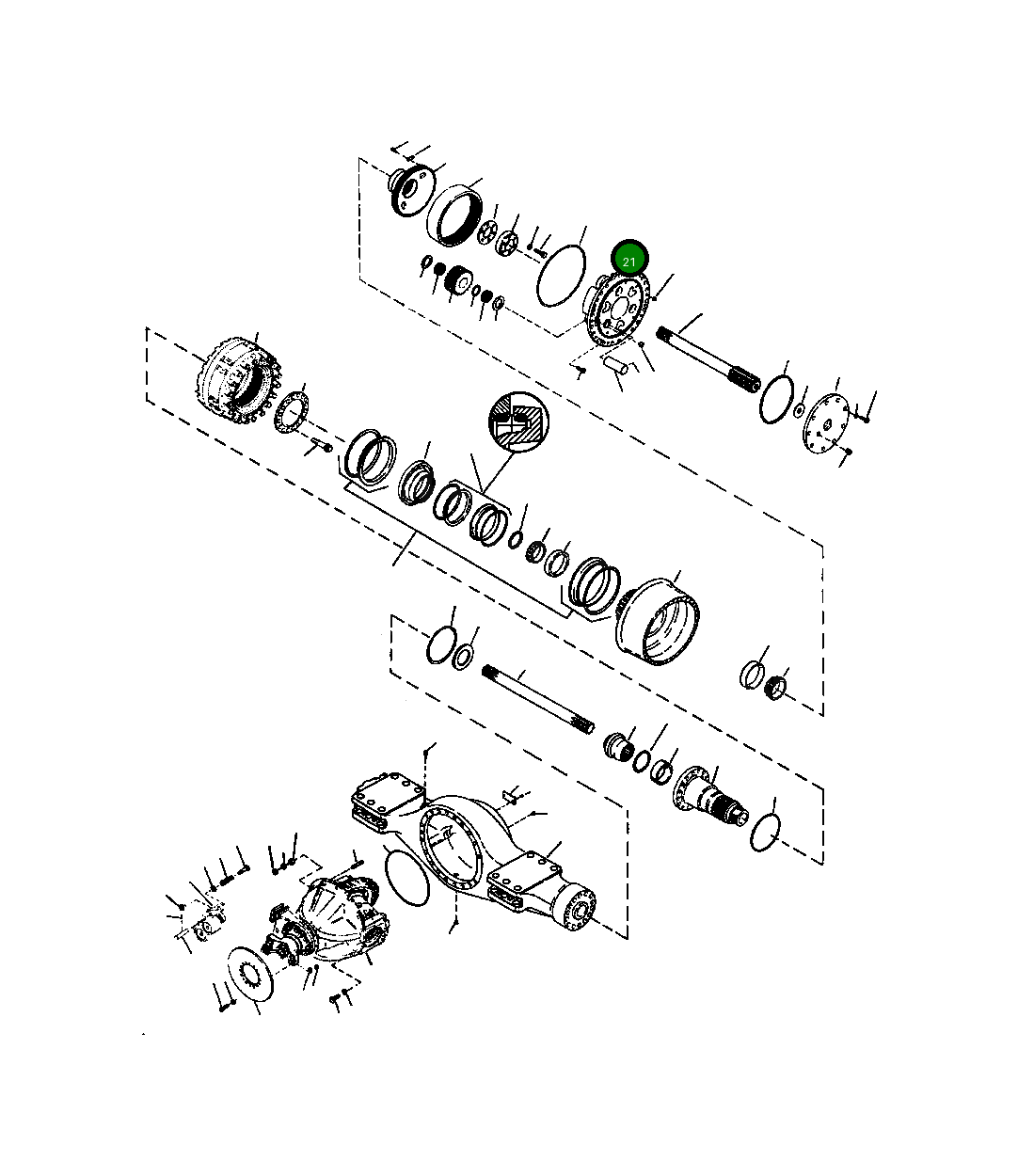 Водило ED 3 177 Komatsu