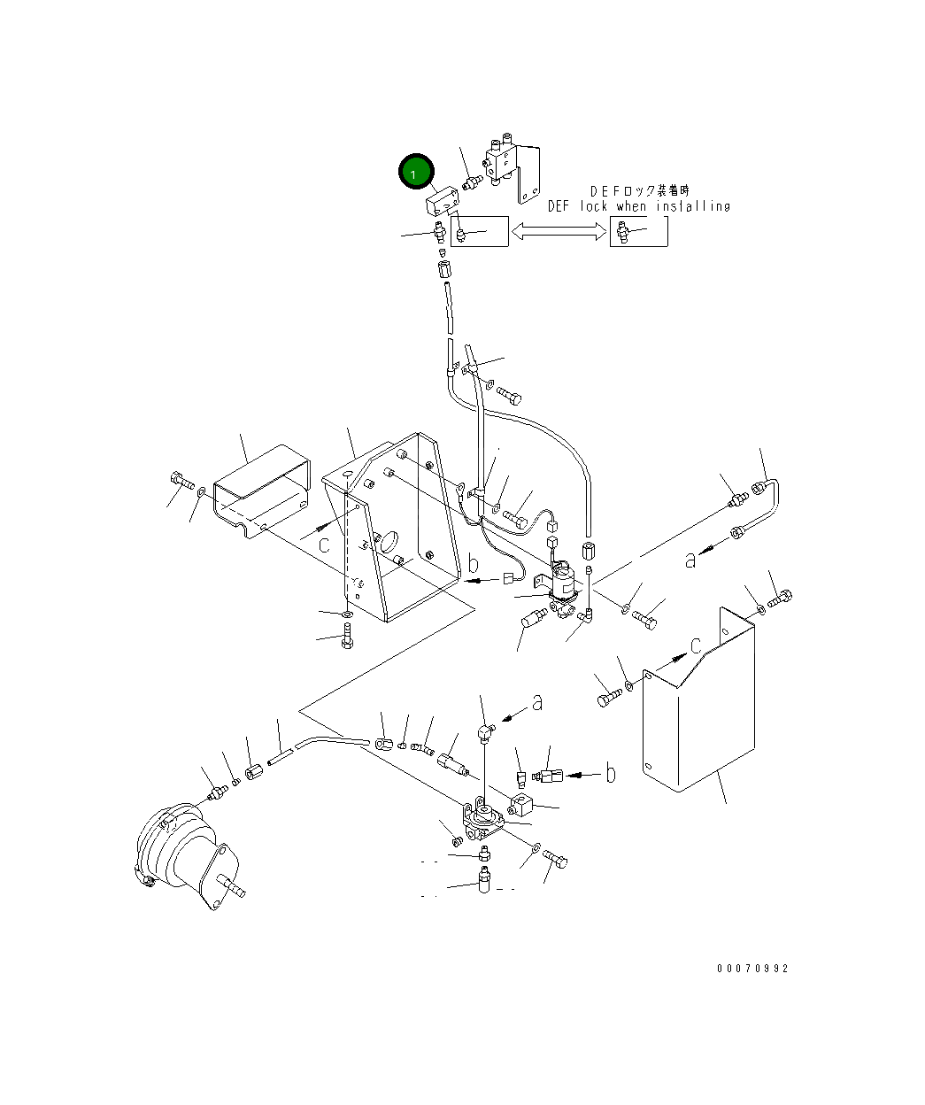 Блок 234-32-52130 Komatsu