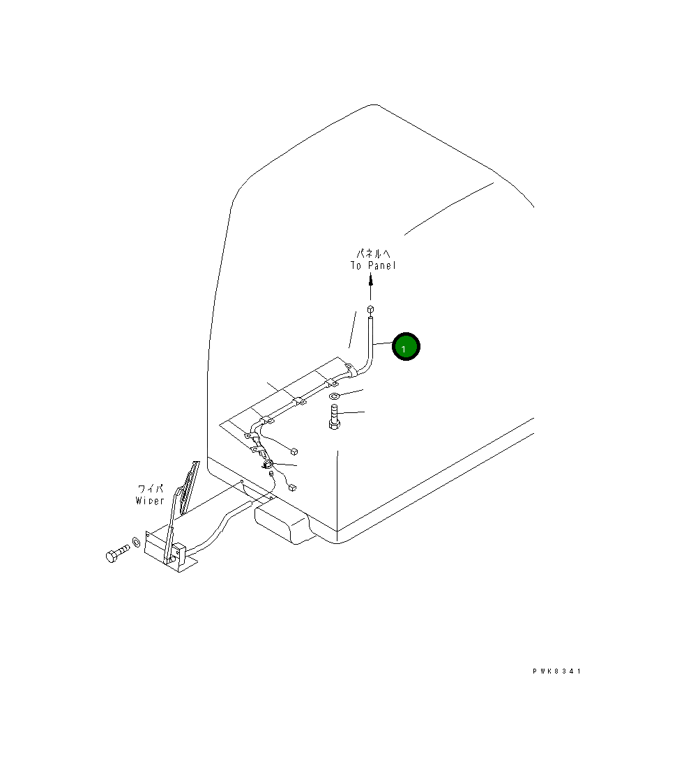 Жгут проводов 20Y-06-K2271 Komatsu