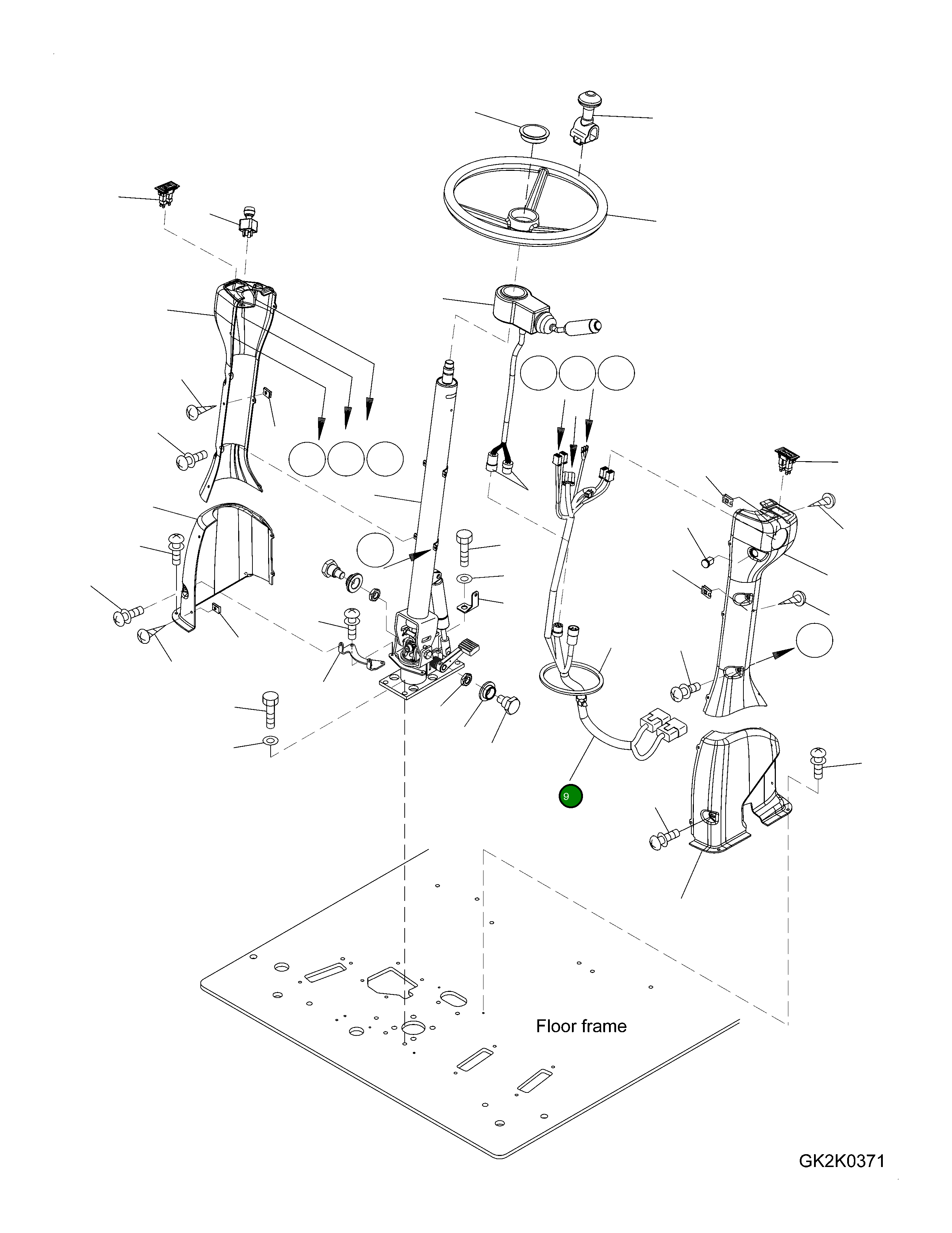 Жгут проводов 20E-06-31340 Komatsu