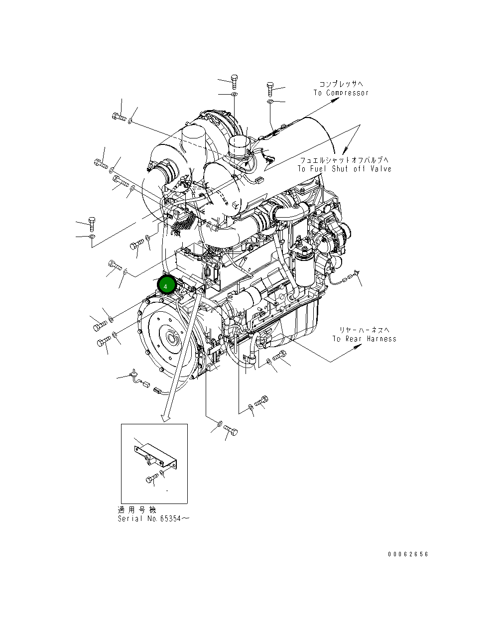 Жгут проводов 418-06-32356 Komatsu