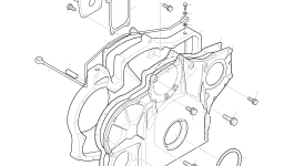 Глухая крышка, в сборе 65.91601-5001 Komatsu