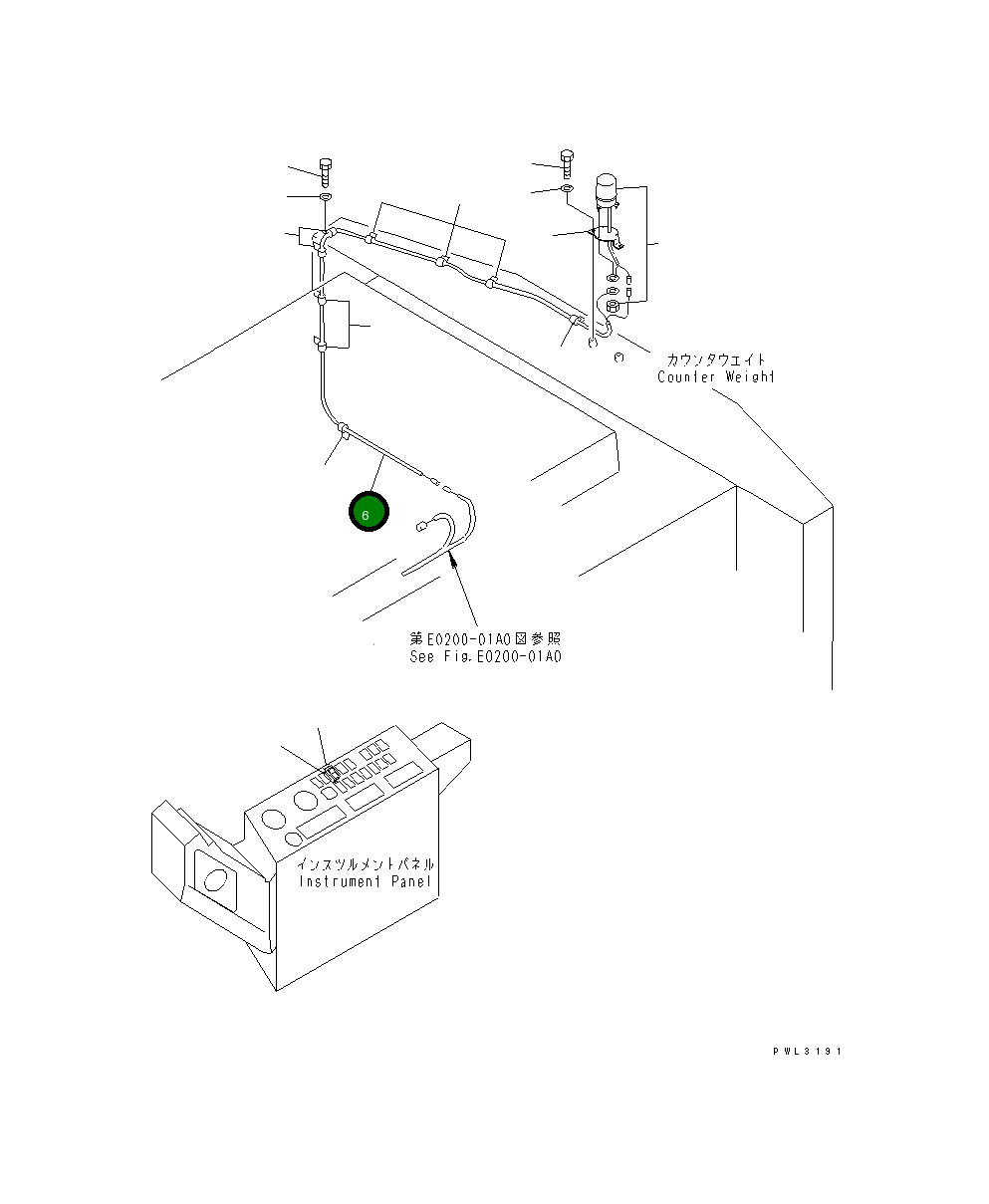 Жгут проводов 21T-06-72320 Komatsu