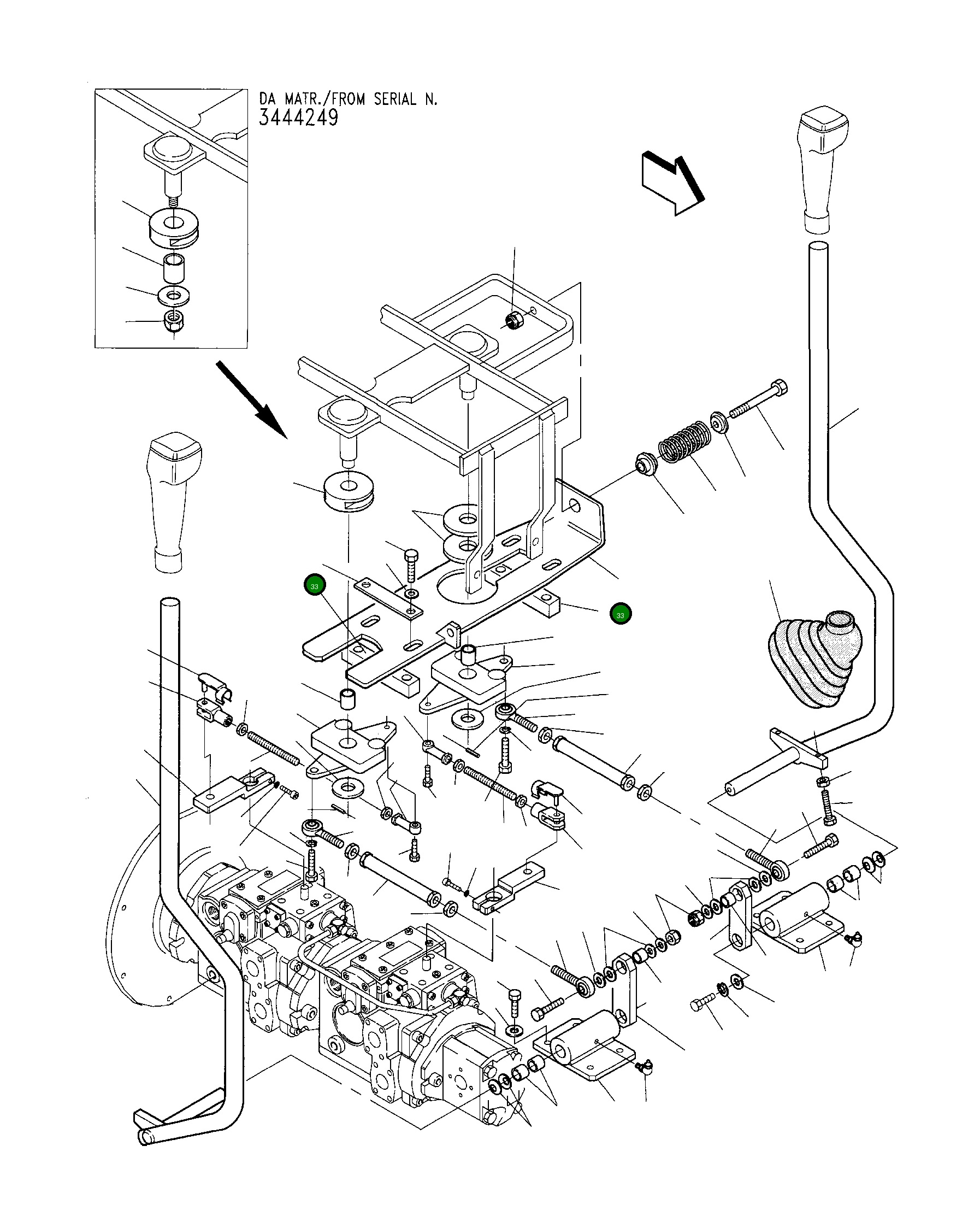 Блок 334408611 Komatsu