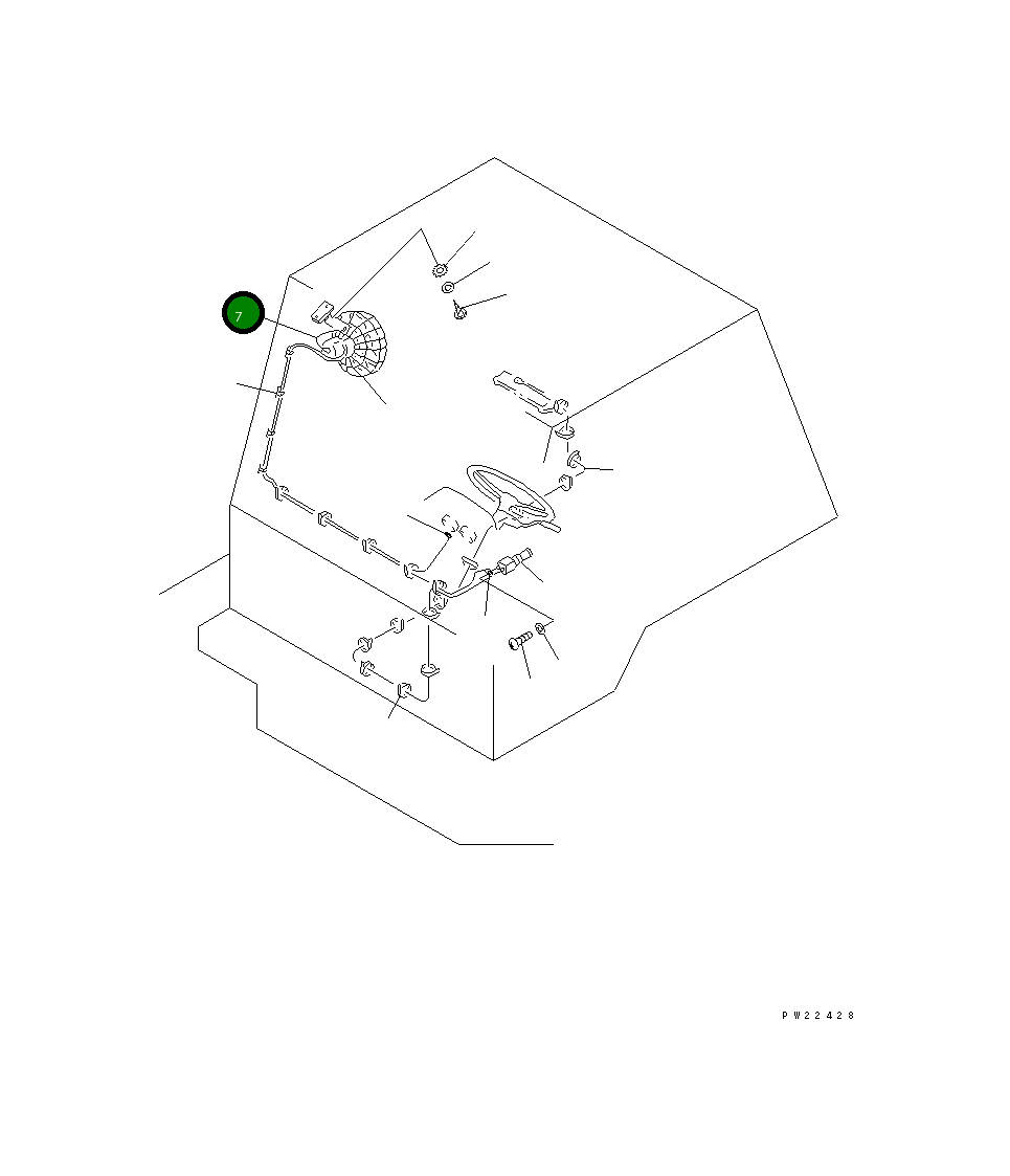 Кабель 484-06-31210 Komatsu