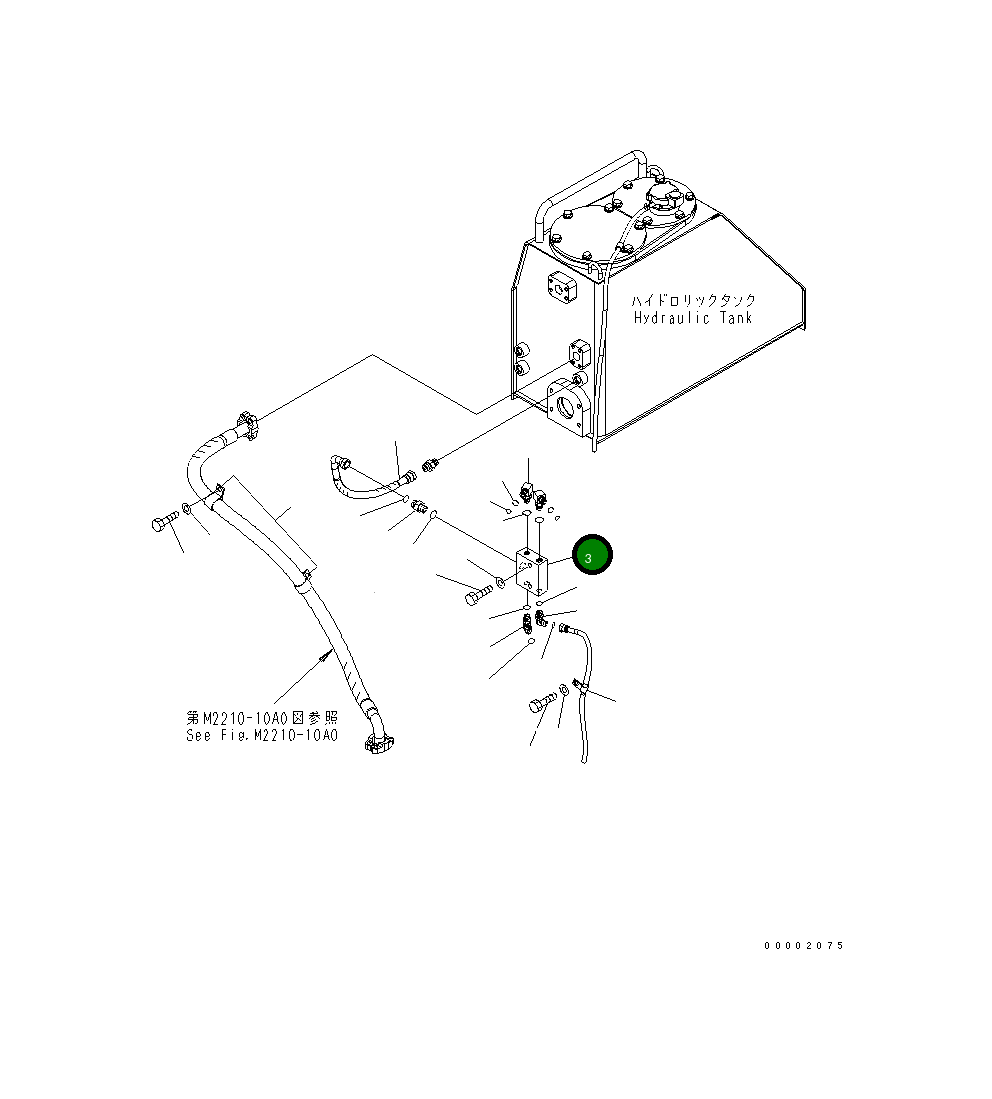 Блок 154-61-71911 Komatsu