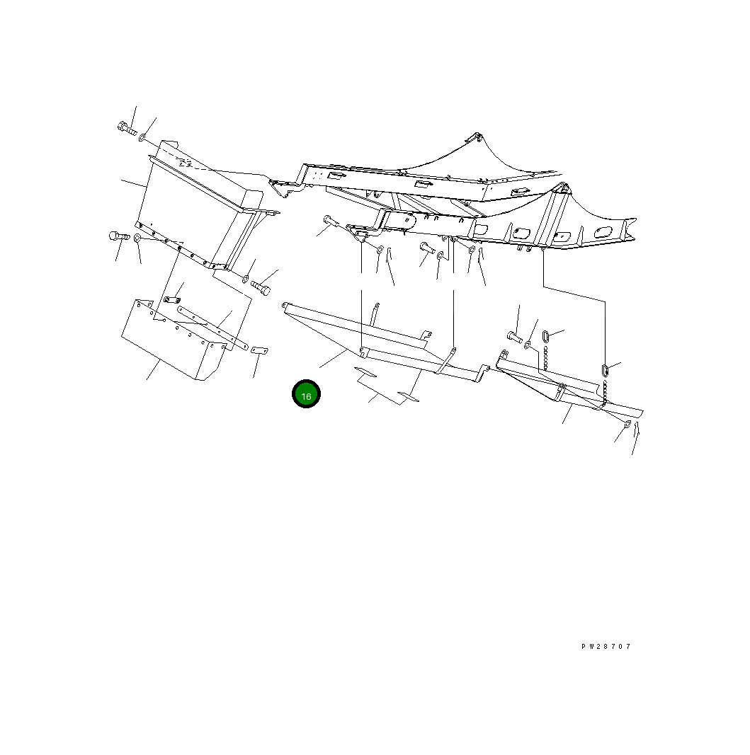 Жёлоб 8298-78-1230 Komatsu