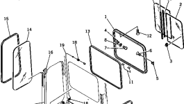Защита 205-54-53280 Komatsu