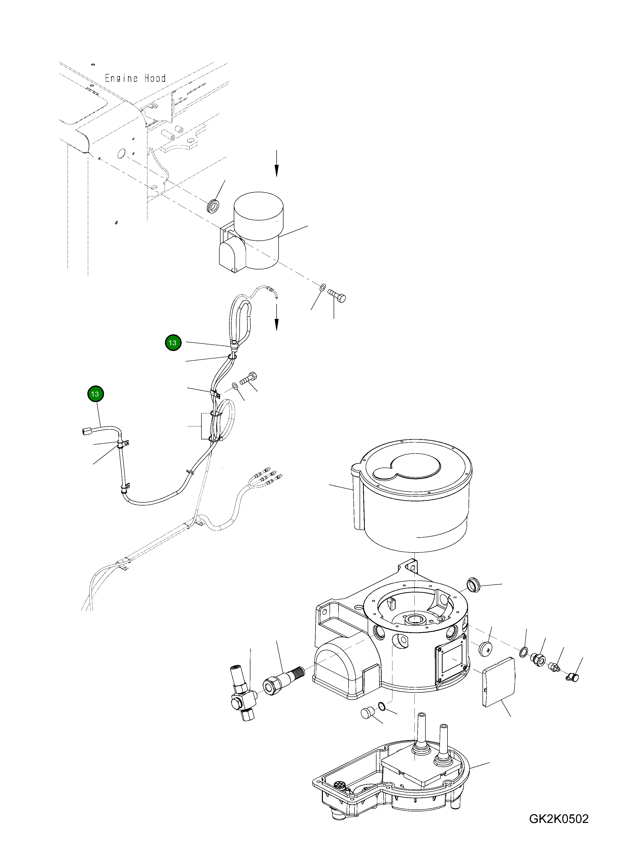 Жгут проводов 419-S95-H420 Komatsu