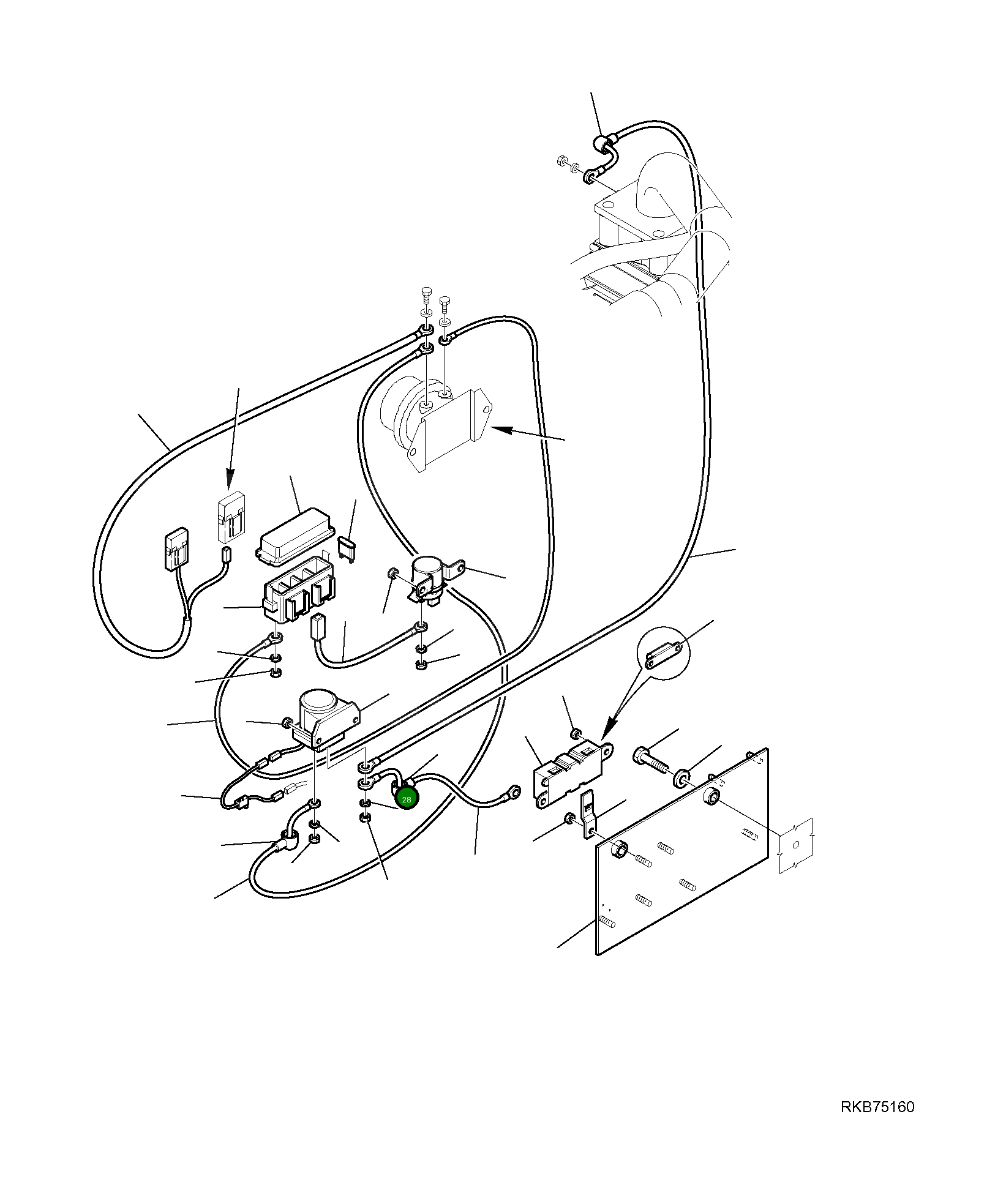 Жгут проводов 21W-09-R6910 Komatsu