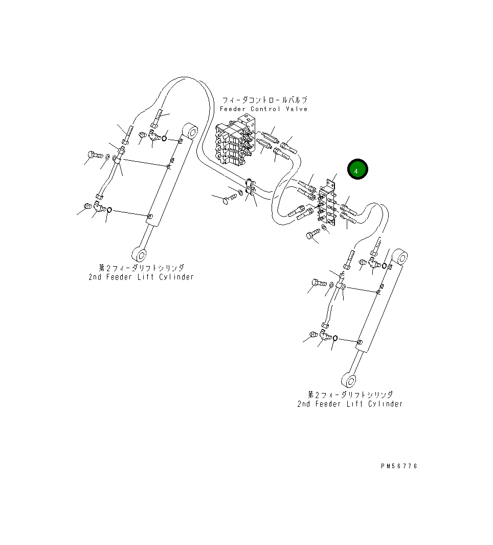 Блок 262-97-73210 Komatsu