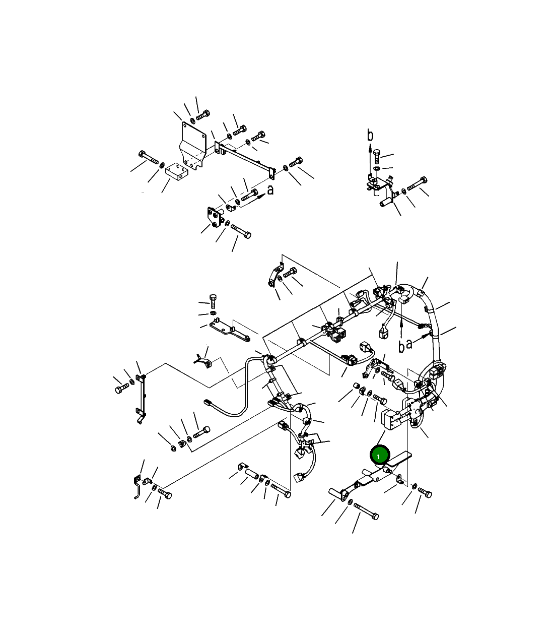 Жгут проводов 6252-81-9210 Komatsu