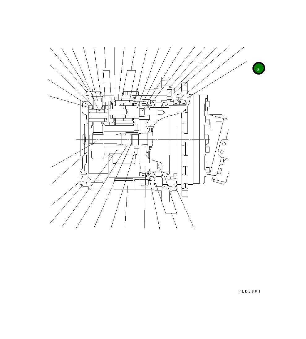 Двигатель UC14781-4190 Komatsu