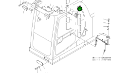 Выключатель 209-06-72411 Komatsu