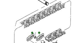 Звено гусеницы 697 597 73 Komatsu