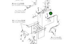 Кабель 21J-43-13192 Komatsu
