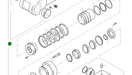 Гидроцилиндр 992 020 40 Komatsu