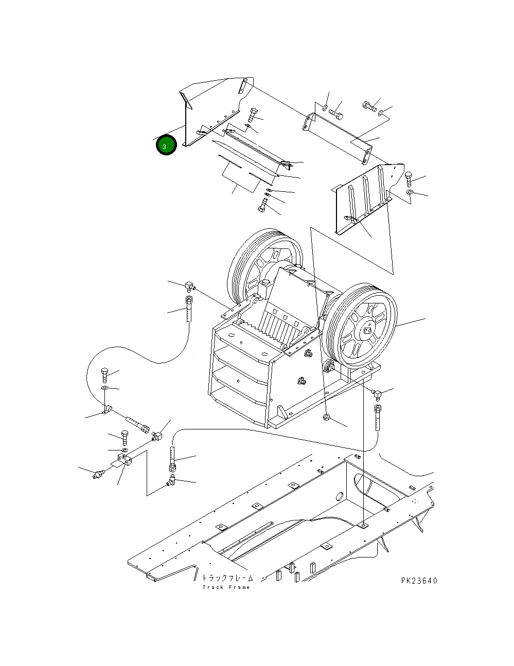 Защитный кожух 8242-70-1521 Komatsu