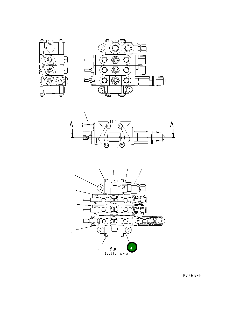 Блок NAD33214825301 Komatsu