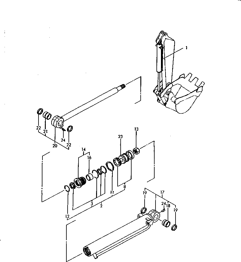 Поршень YM172148-72790 Komatsu