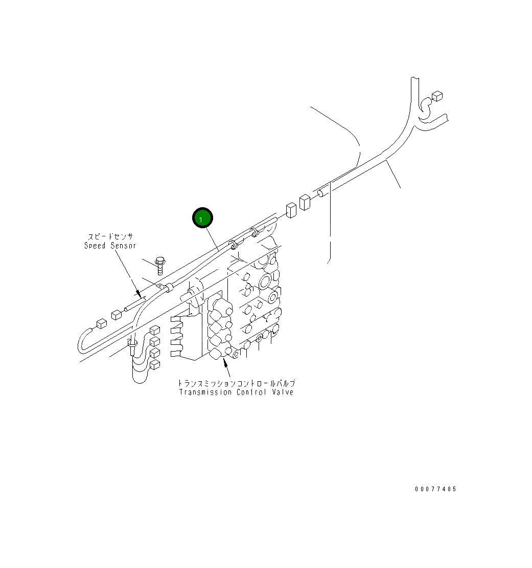 Жгут проводов 417-06-22640 Komatsu