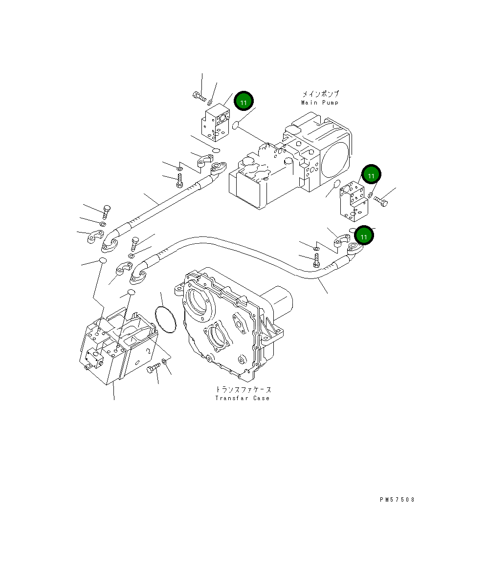 Блок 273-60-64511 Komatsu