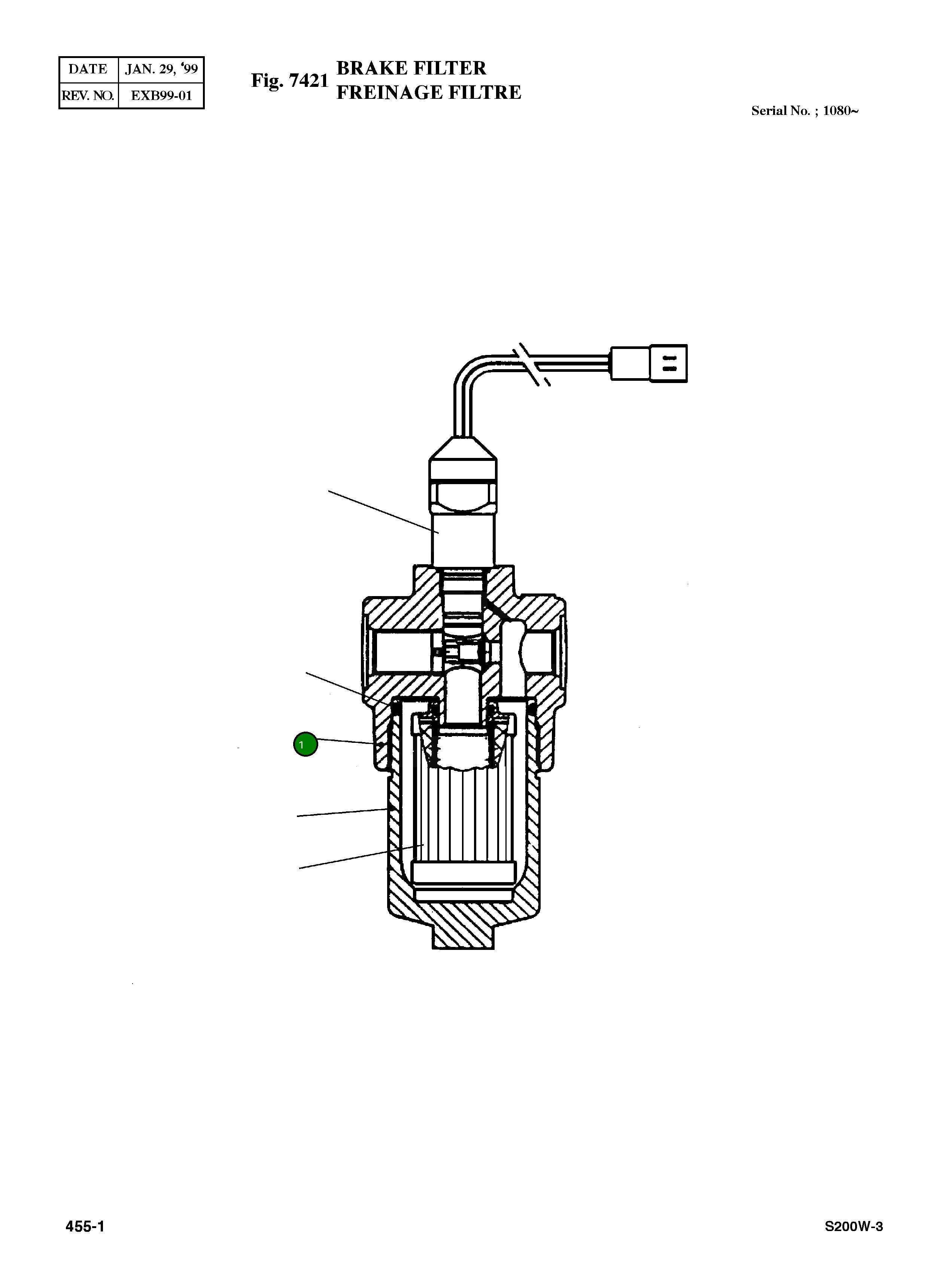 Головка 01265369 Komatsu