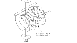 Блочный резец 8298-70-1891 Komatsu