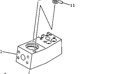 Блок 209-62-52610 Komatsu