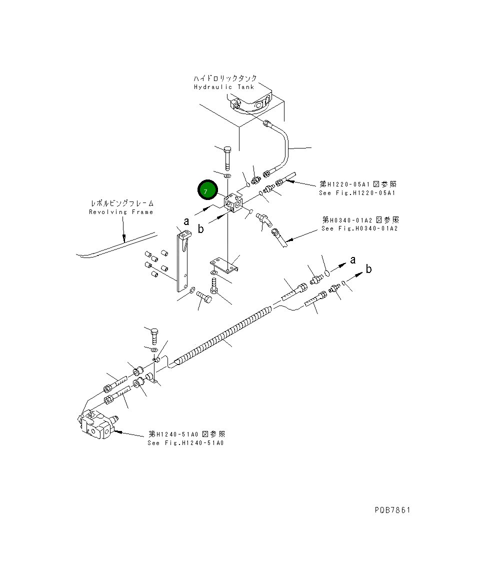 Блок 203-62-61180 Komatsu