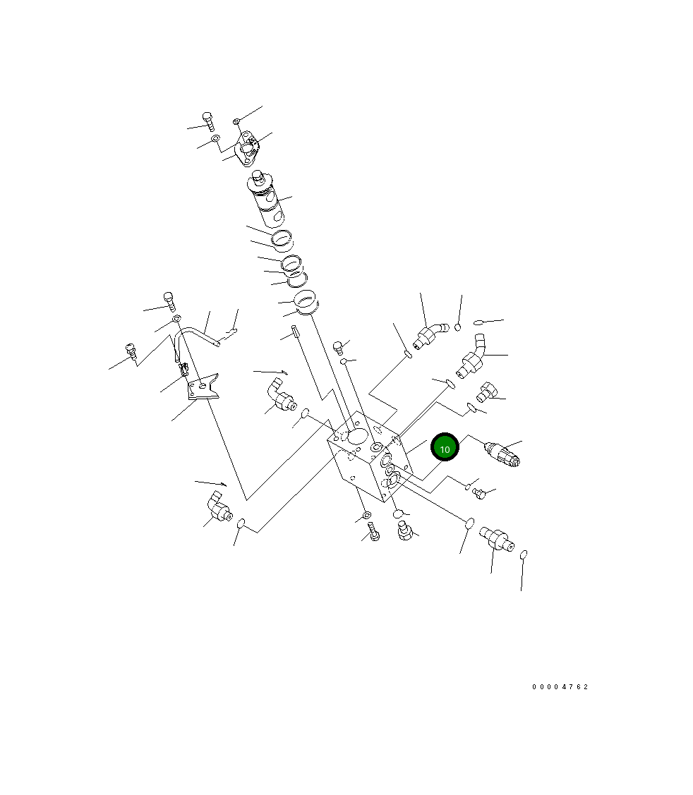 Блок 21W-973-3311 Komatsu