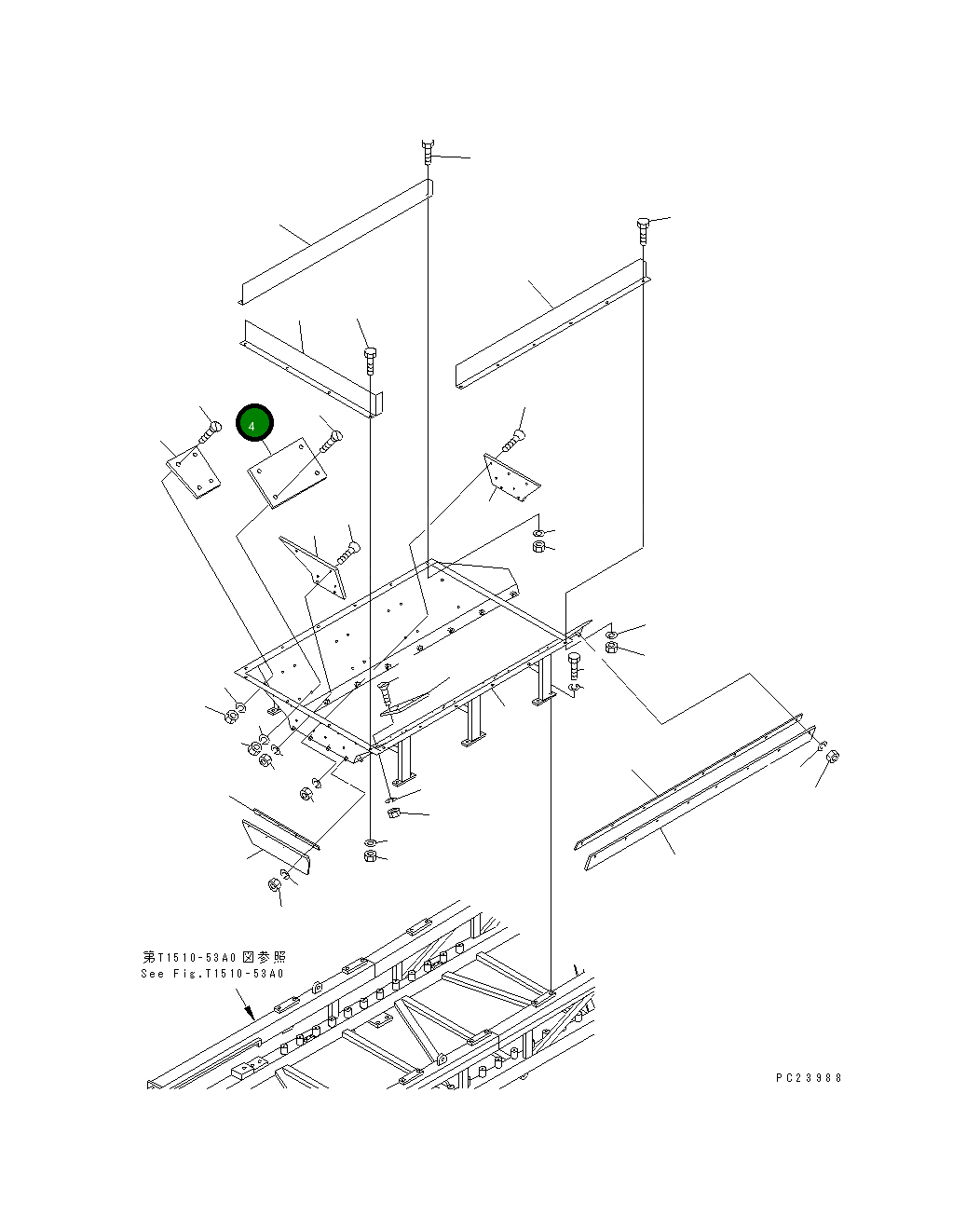 Вкладыш 8253-75-1390 Komatsu