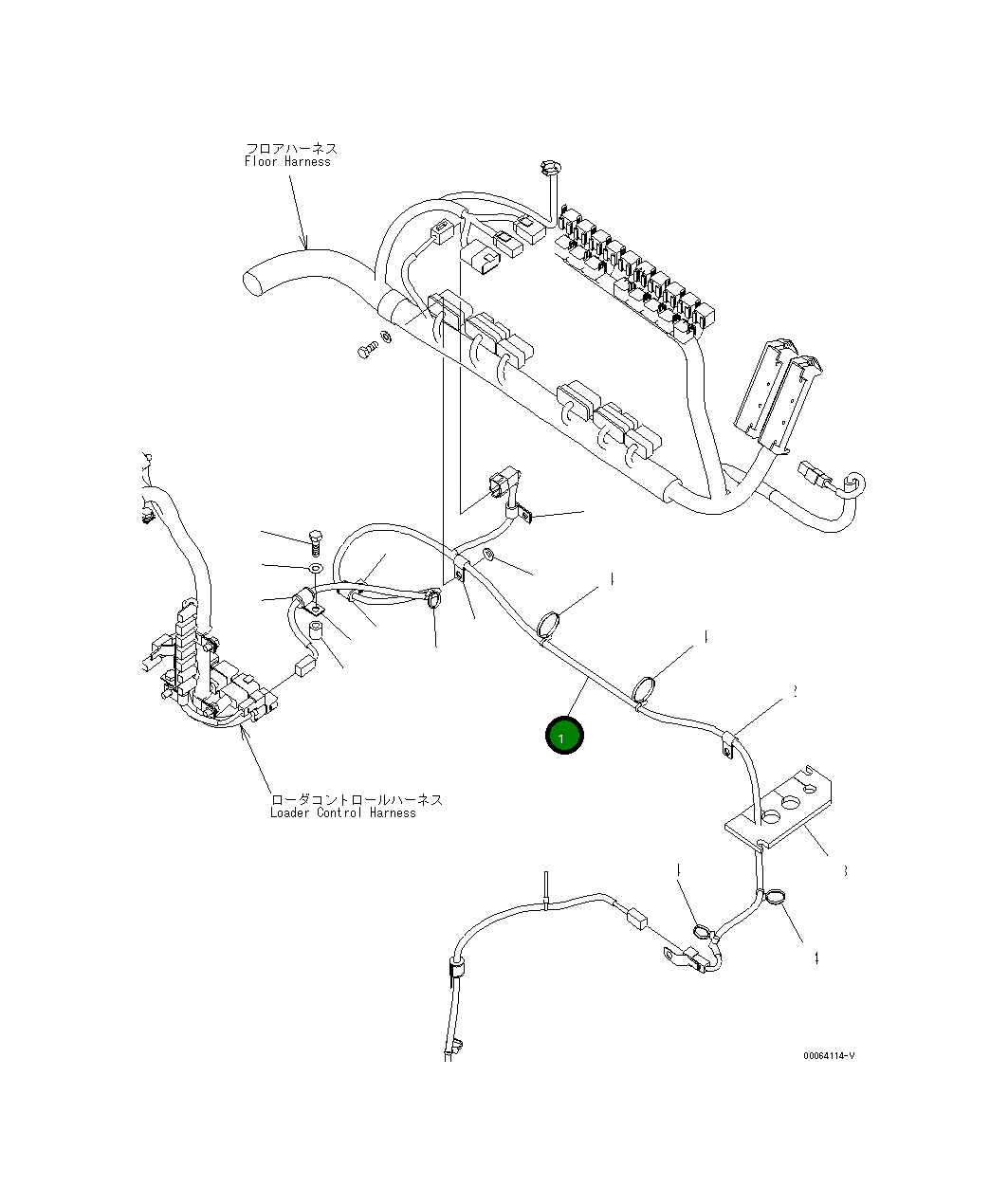 Жгут проводов 425-06-32450 Komatsu