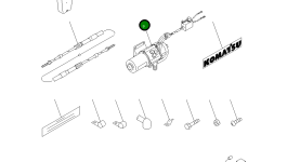 Трюмный насос в сборе 7700-82-2601 Komatsu