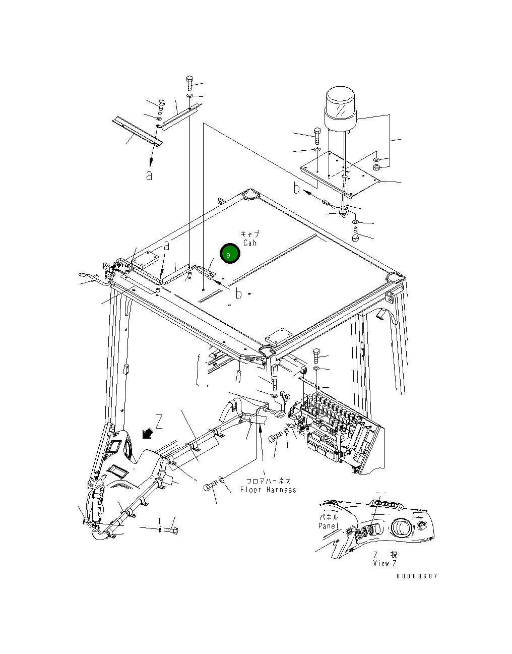 Жгут проводов 423-957-4132 Komatsu