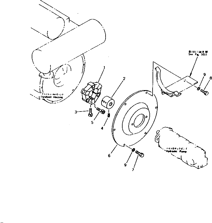 Бобышка 21E-01-12120 Komatsu